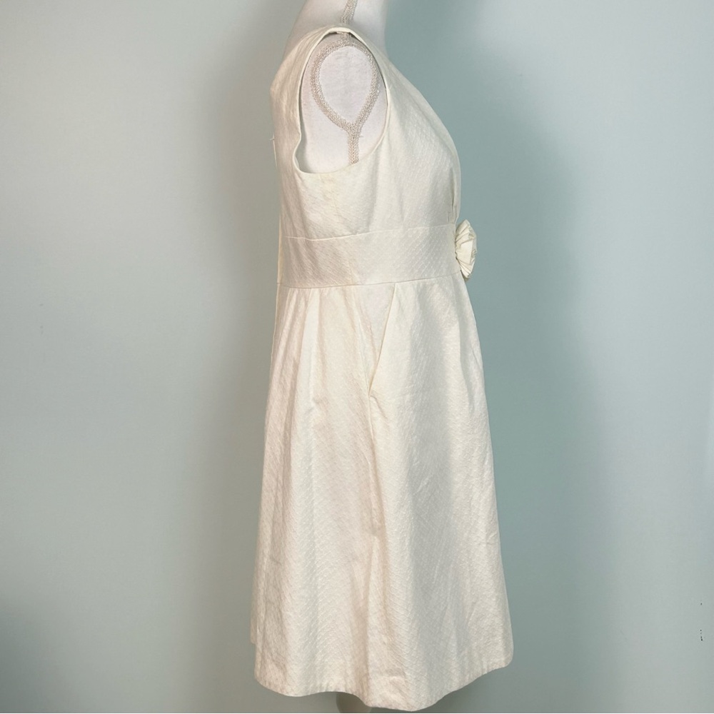 🎉HP🎉 Lilly Pulitzer Parker Resort White Textured Lattice Jacquard Dress - Picture 7 of 14